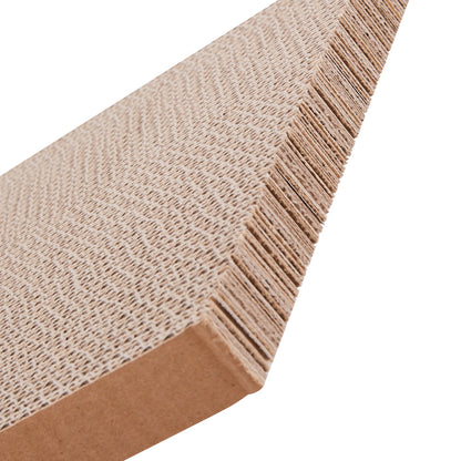 5 PCS Reversible Cat Scratching Boards with Box – Durable Cardboard Scratcher & Bed for Cats