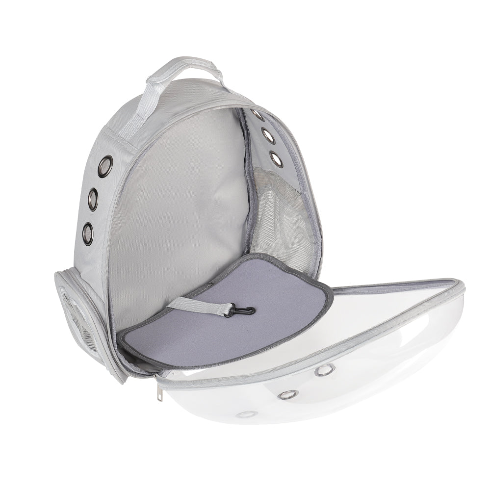 Transparent Capsule Pet Travel Backpack – Breathable Bubble Carrier for Cats and Small Pets