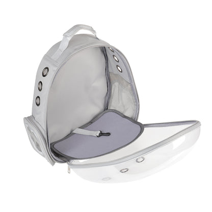 Transparent Capsule Pet Travel Backpack – Breathable Bubble Carrier for Cats and Small Pets