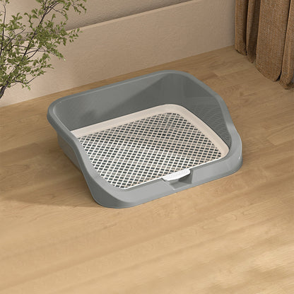 Extra Large Dog Potty Tray with Removable Post – Durable, Easy-Clean Indoor Potty Solution for Dogs