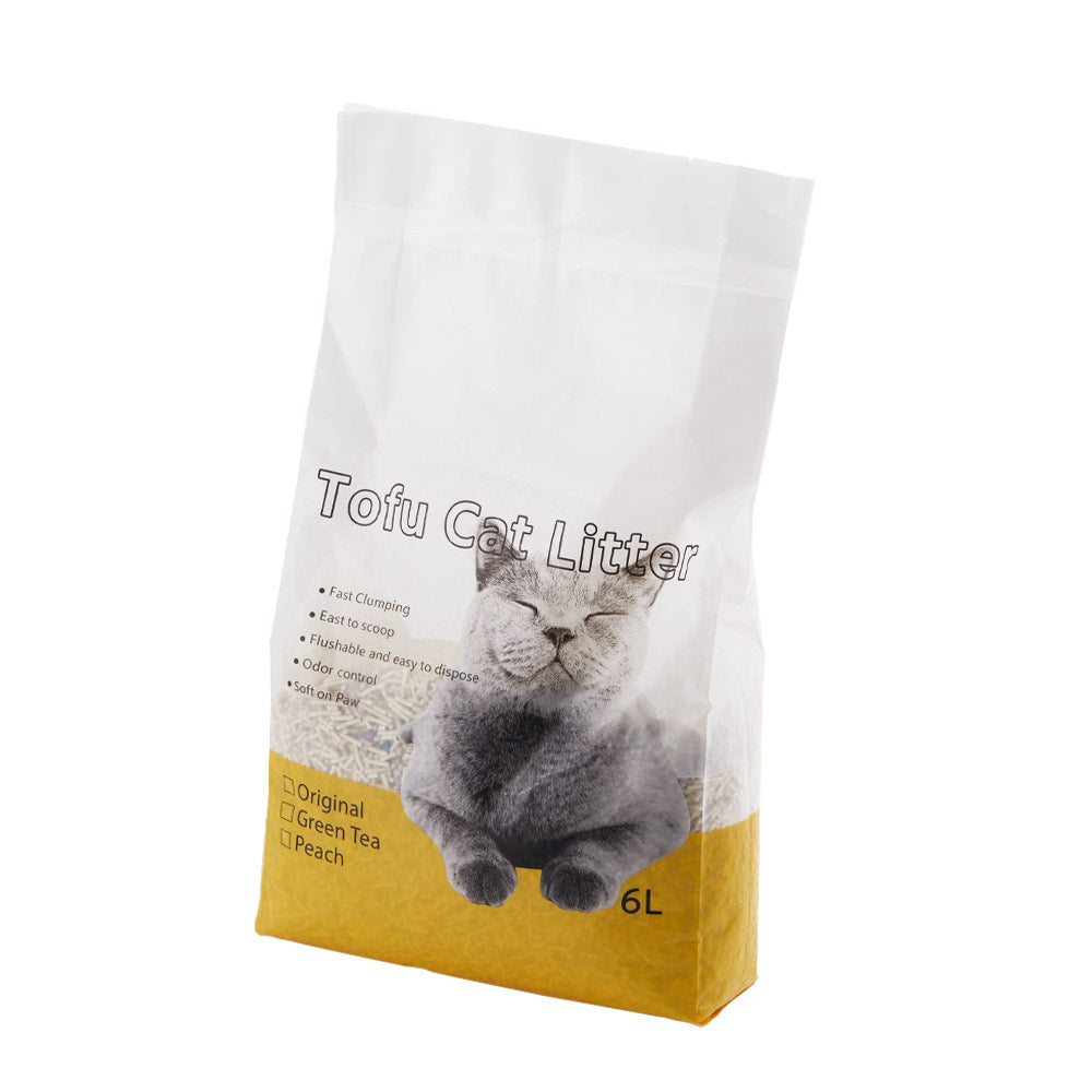 6L Quick Clumping Dust-Free Mixed Tofu Cat Litter – Odor Control, Easy Clean, and Toilet-Friendly Formula