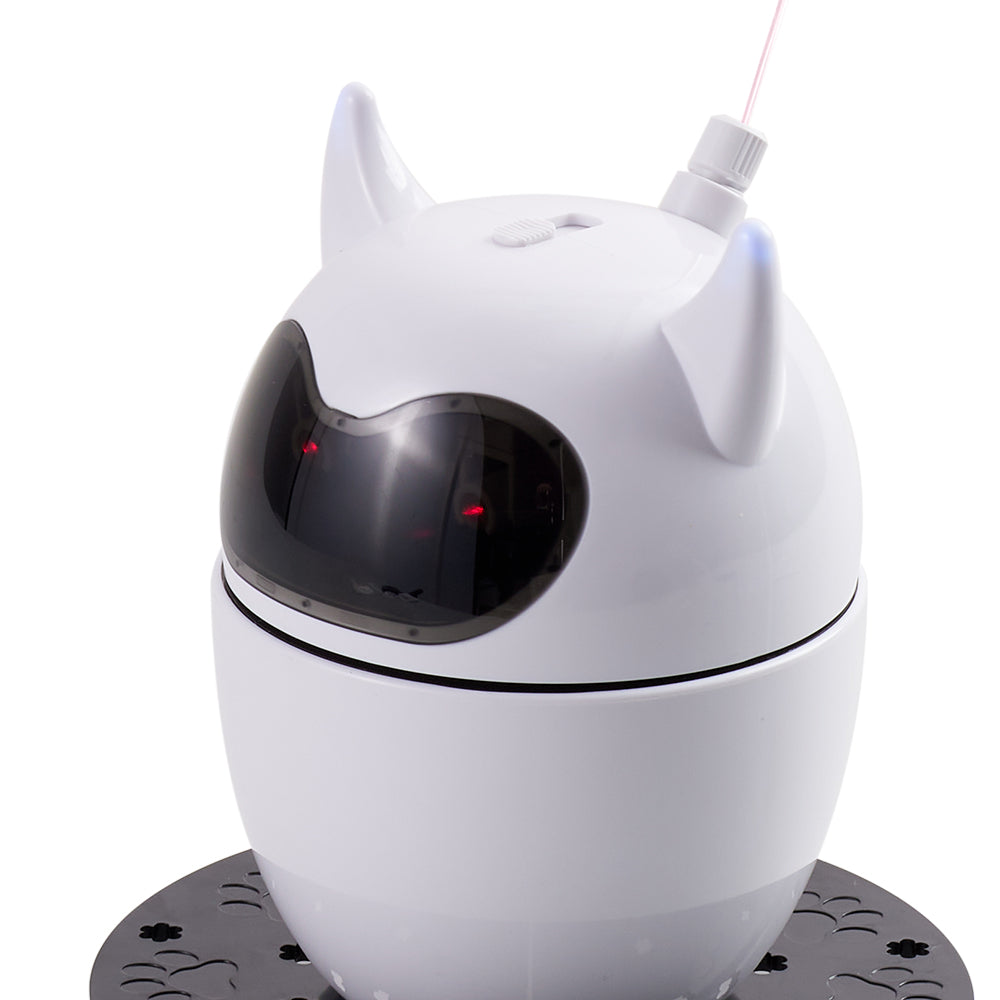Rechargeable Automatic Cat Laser Toy with Remote Control – Interactive Fun with Adjustable Speed and Laser Patterns