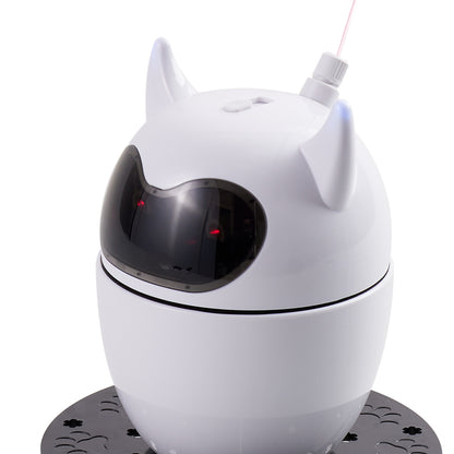 Rechargeable Automatic Cat Laser Toy with Remote Control – Interactive Fun with Adjustable Speed and Laser Patterns