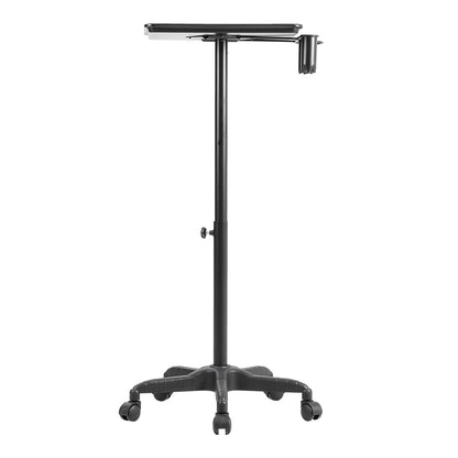 Adjustable Salon Tray Cart with Wheels – Mobile, Heat-Resistant, and Easy to Clean
