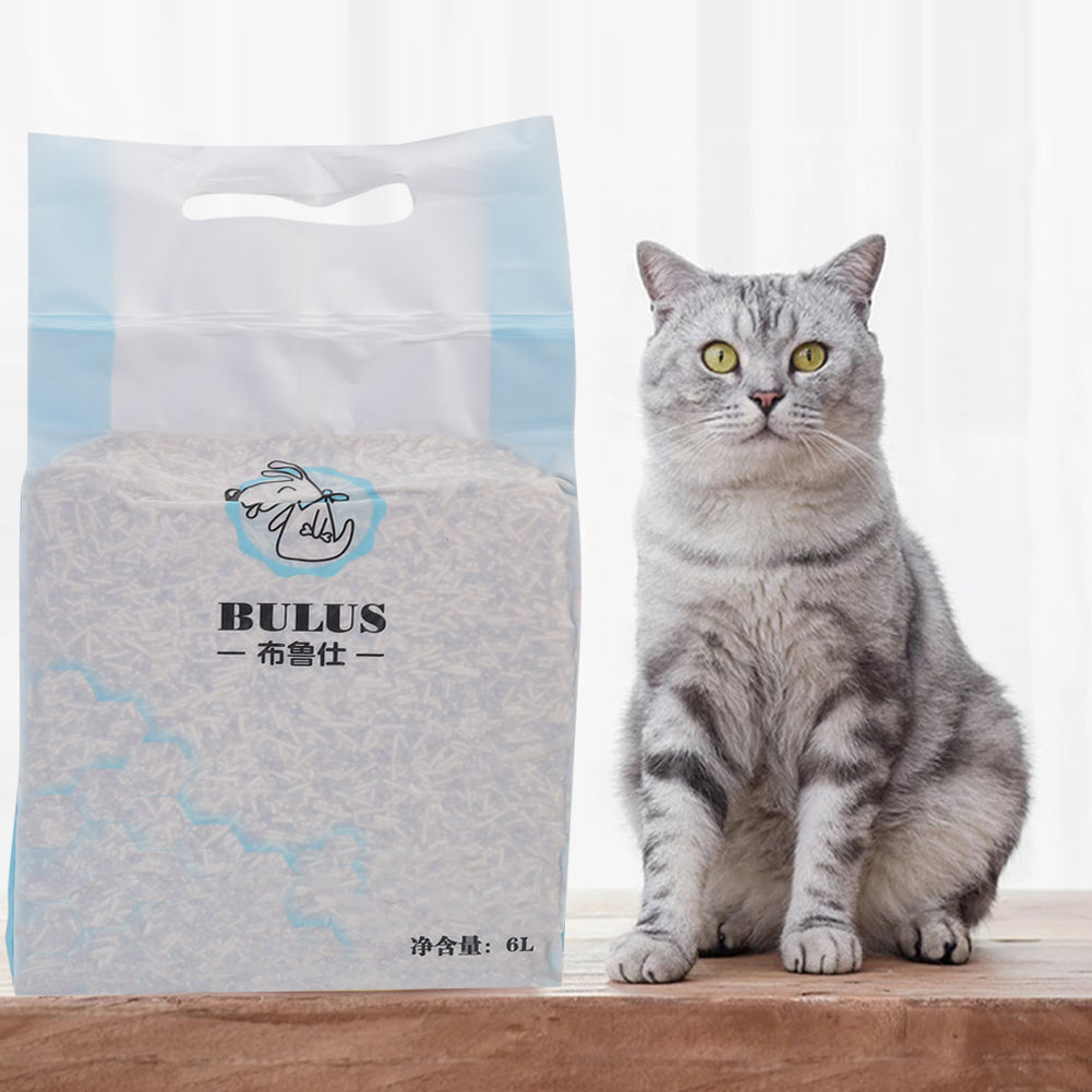 6L Natural Biodegradable Tofu Cat Litter – Effective Odour Control & Clumping, Easy Cleanup