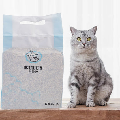6L Natural Biodegradable Tofu Cat Litter – Effective Odour Control & Clumping, Easy Cleanup