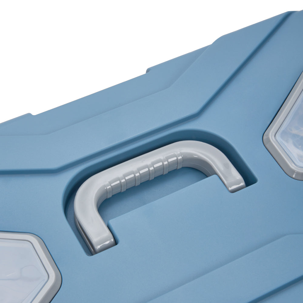 Foldable Hard-Shell Pet Travel Carrier with Ventilation and Lockable Front Door – Ideal for Vet Visits & Short Trips