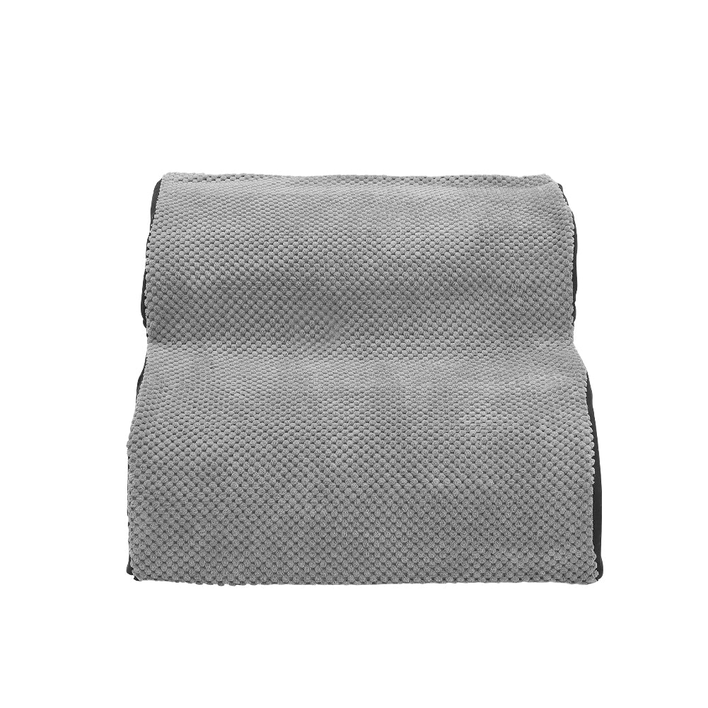 Soft Pet Stairs with Non-Slip Base – 2/3/4-Step Foam Ramp with Removable Washable Cover