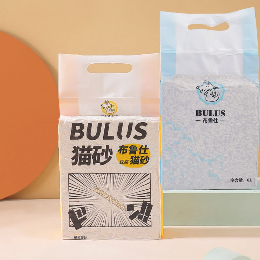 6L Natural Biodegradable Tofu Cat Litter – Effective Odour Control & Clumping, Easy Cleanup