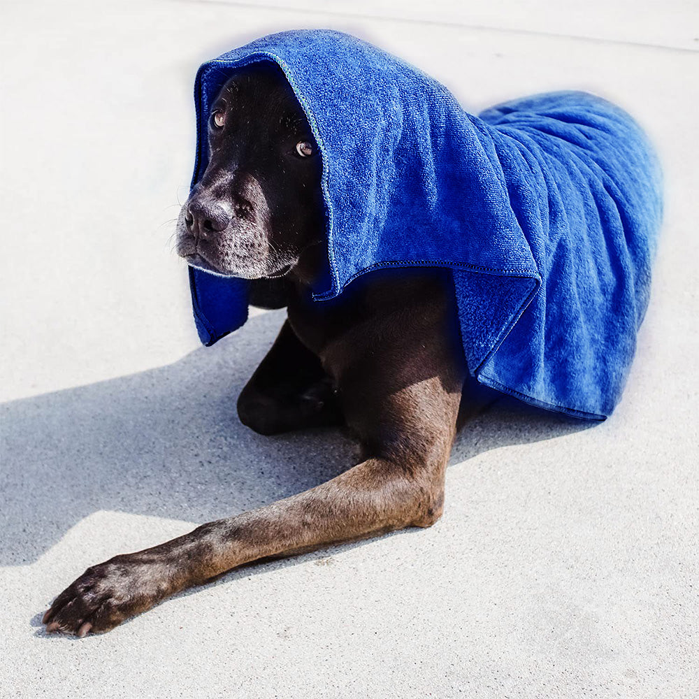 Large Quick-Dry Pet Bath Towel – Soft & Super Absorbent Towel for Dogs and Cats