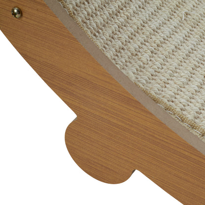 Sisal Cat Scratcher Bed – Dual-Purpose Rest & Scratch Station for Happy Cats