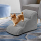 Non-Slip Pet Stairs with Removable Cover – Comfortable & Stable for Small Dogs