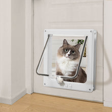 Pet Door with Rotary 4-Way Locking – Magnetic Closure, Durable ABS Material, Easy Installation for Large Pets