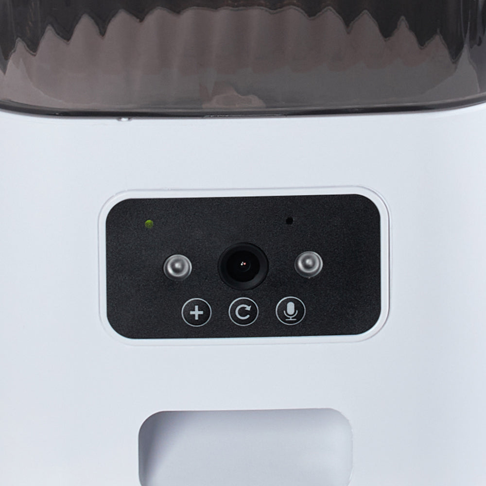 5L Smart Pet Feeder with 2MP Camera – App Control, Voice Interaction & Dual Power