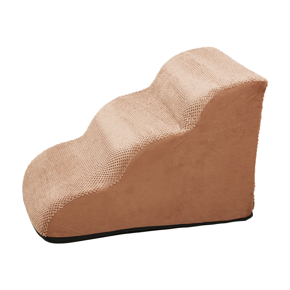 Non-Slip Pet Stairs with Removable Cover – Comfortable & Safe for Small Dogs