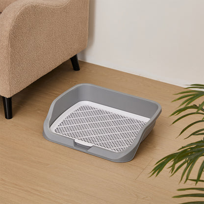 Extra Large Dog Potty Tray with Removable Post – Durable, Easy-Clean Indoor Potty Solution for Dogs