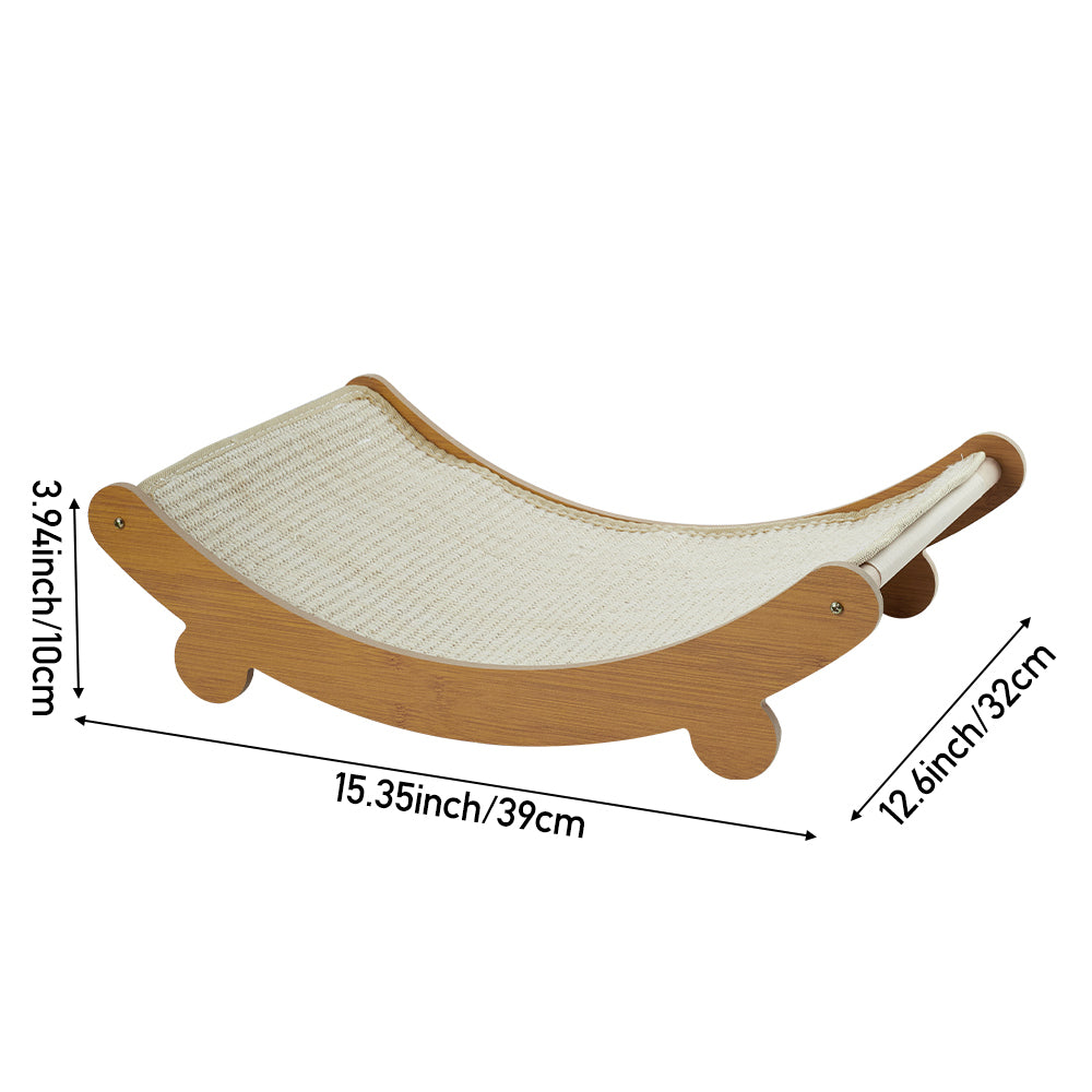 Sisal Cat Scratcher Bed – Dual-Purpose Rest & Scratch Station for Happy Cats