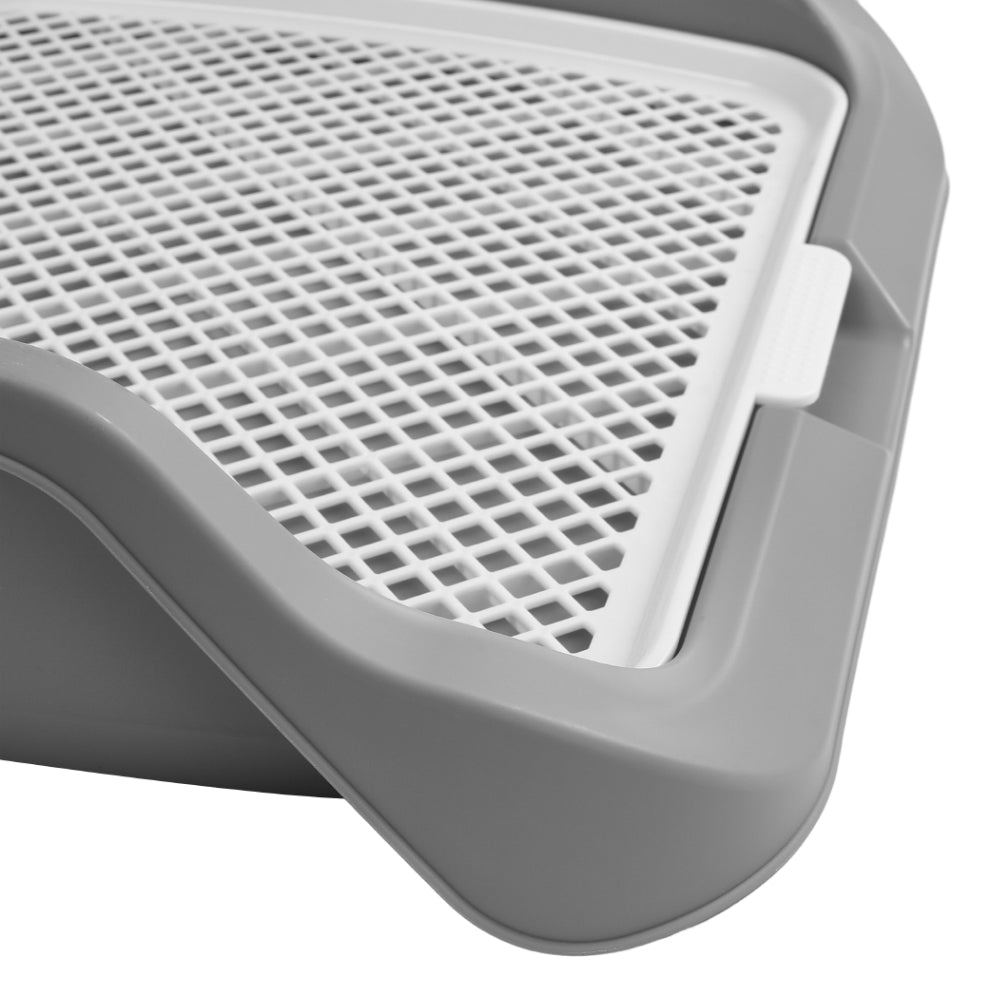 Extra Large Dog Potty Tray with Removable Post – Durable, Easy-Clean Indoor Potty Solution for Dogs
