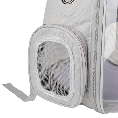 Transparent Capsule Pet Travel Backpack – Breathable Bubble Carrier for Cats and Small Pets