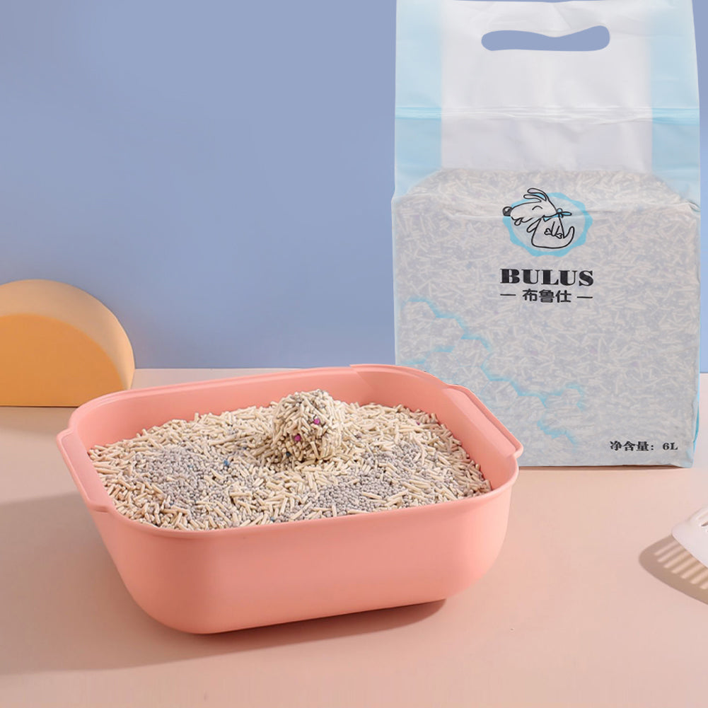6L Natural Biodegradable Tofu Cat Litter – Effective Odour Control & Clumping, Easy Cleanup