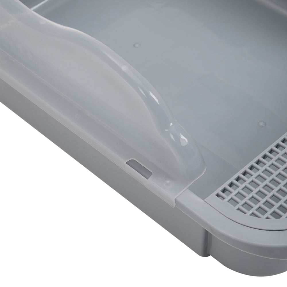 Semi-Closed Cat Litter Box – Splash-Proof, Odour Control, Travel-Friendly, for Large Cats